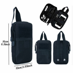Men's Outdoor Hunting Tactical Belt Waist Bag Molle Pouch Military Pocket Bag