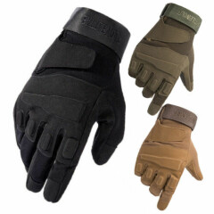 Tactical Hunting Full Finger Gloves Mens Army Military Combat Airsoft Paintball 