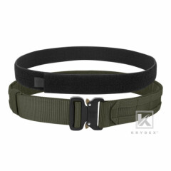 KRYDEX Tactical Belt 1.75 inch Rigger Heavy Duty Belt Quick Release Ranger Green