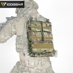 IDOGEAR Tactical Pouch Bag Zip On Panel W/ Mag Pouch for AVS JPC2.0 CPC Vest MC