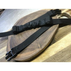 Tactical Chest Rig Bungee Strap, Black.