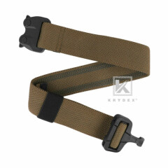 KRYDEX Tactical Thigh Strap Elastic Band for Drop Hanger Holster Coyote Brown