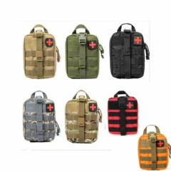 Tactical First Aid Kit Survival MOLLE Rip-Away EMT IFAK Medical Pouch Bag