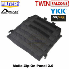 MILITECH Zip-On Molle Panel for JPC CPC AVS Military 500D Cordura Zipper Pack
