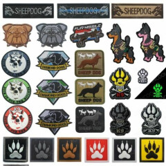 Embroidered Patch SHEEP DOG Army Military Decorative Patches Tactical