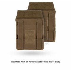 Crye Precision JPC Jumpable Plate Carrier Side Plate Pouch Set - Coyote Tan