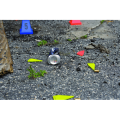Armor Forensics Unique First Response Evidence Markers Fluorescent Orange FRM-1