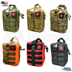 Tactical MOLLE Rip Away EMT Medical First Aid IFAK Pouch (Bag Only)