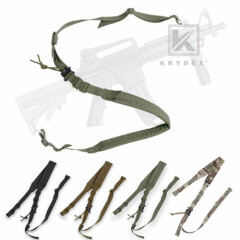 KRYDEX MK2 Sniper Sling Tactical Padded Gun Sling Strap 2 Point Quick Detach