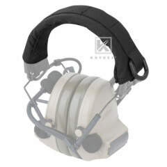 KRYDEX Modular Headset Cover Tactical Earmuff Headband Protection MOLLE Black