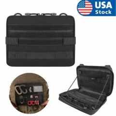 Tactical Admin Pouch Molle Tool Bag Utility Organizer EDC Medical Bag Waist Belt