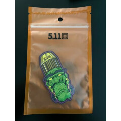 NEW 5.11 Tactical Halloween Bullet Brain Hook Back Morale Patch 82098