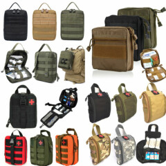 Tactical First Aid Kit Survival Molle Military Medical Bag Utility EMT Pouch Bag