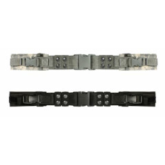 Deluxe Tactical Belt w/ Pouches Adjustable Black & Camo Military Hunting Belts