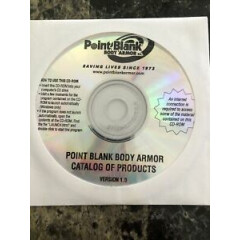 Point Blank 2004 Body Armor Catalog CD-ROM