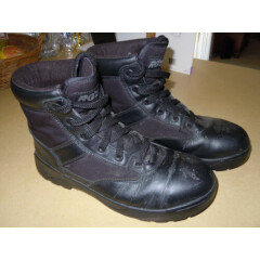 " RESPONSE GEAR " TACTICAL FOOTWEAR BLACK ANKLE BOOTS - SIDE ZIP ACCESS - SIZE 1