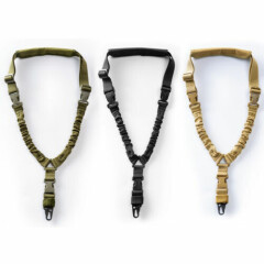 One Single Point Rifle Sling Tactical Gun Sling Strap Length Adjustable Hunting