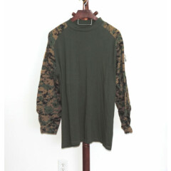 Rothco Tactical Combat Shirt Men's size 2XL Digital Camo Green Long Sleeve
