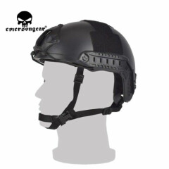 Emerson Tactical Fast Helmet Bump MICH Ballistic MH Type NVG Shroud Side Rail BK