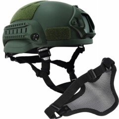 MICH2002 Simplified Action type Military tactical combat helmet airsoft w/ Mask