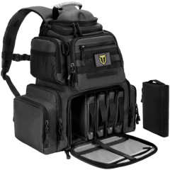 Tactical Range Backpack Bag Gun Firearm Accessories Shooting Ammo Pistol Case
