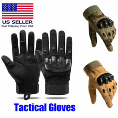 Tactical Gloves Hard Knuckle Full Fingers Military Army Combat Outdoor Cycling
