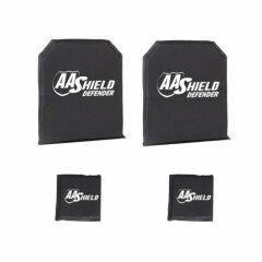 AA Shield Defender Bulletproof Soft Armor Aramid Panel IIIA&HG2 10x12-T1&6x6 Kit