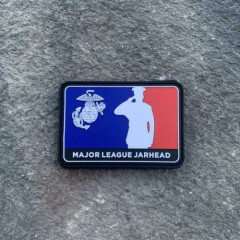 USMC Major League Jarhead PVC Morale Patch PatchOps Semper Fi Marines US Navy