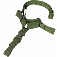 Quick Release One Point Sling Nylon MADE IN USA OD GREEN Molle Tactical