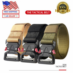 Tactical Military Waist Nylon Rigger Belt Training With Metal Buckle Heavy Duty