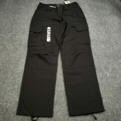 NEW LA Gear Black Mens Size 34X32 Elastic Waistband Basic Operator Pants