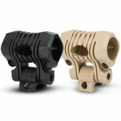 Tactical Quick Release Helmet Flashlight Mount Holder Clip Clamp Accessory