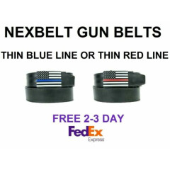 Nexbelt Precisefit Gun Belt Thin Blue Line Thin Red Line Ratcheting System Tact