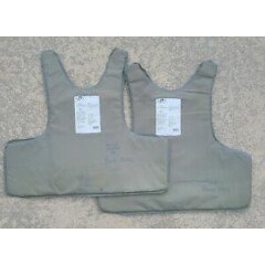 Point Blank PPE Level IIIA Body Armor Bullet Proof Vest Panel Set 26x16 / 24x19