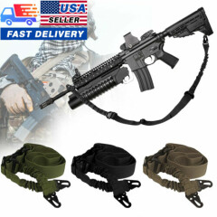 Tactical 2 Point Gun Sling Shoulder Strap Rifle Hunting Shotgun Belts Outdoor CS