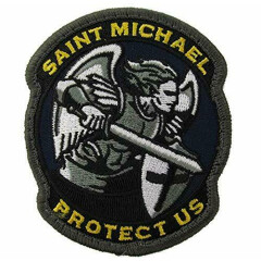 Morton Home-Badge Archangel,Saint Michael Us Stickers Michael Patch