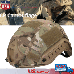 Tactical Helmet Cover For FAST Helmet Army Military Airsoft Headwear Accessory