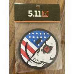 5.11 TACTICAL Morale Patch Always Be Happy Skull New