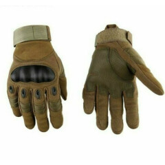 Military Tactical Gloves Anti Skid Hard Knuckle Full Finger Men Wrist Gloves New