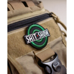 SHOT Show patch Sh*t show embroidered tactical morale patch w hook & loop back