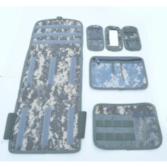 Military Molle Equipped Toiletry Bathroom Camping Travel Wash Kit Bag DIGITAL