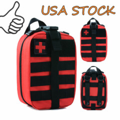 Tactical First Aid Kit Bag Medical Molle EMT Emergency Survival Pouch Outdoor US