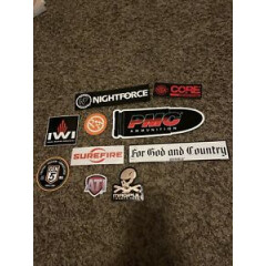 SHOT Show 10 Hunting Stickers Pmc Glock Magpul SureFire Iwi Geissele