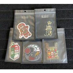 5.11 Tactical - Holiday 2020 patches (set of 5). FREE SHIPPING!!