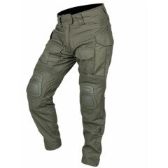 IDOGEAR G3 Combat Pants with Knee Pads Assault Pants Military Trousers 36 Green