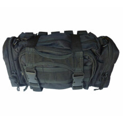 Rapid Response Bag Black Pals Molle Pack for First Aid Survival Kit