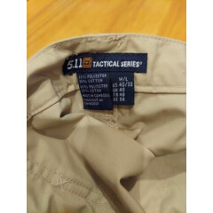 5.11 Tactical Series Khaki Tan Beige Cargo Pants Men's 40/30