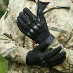 Outdoor Army Military Tactical Motorcycle Hunt Hard Knuckle Full Finger Gloves