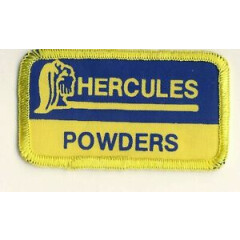 Hercules Powders Gunpowder Reloading Advertising 3.5" x 2" Nylon Patch