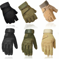 Tactical Full Finger Gloves Military Army Hunting Shooting Police Patrol Gloves